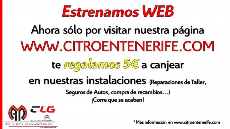 ESTRENAMOS WEB WWW.CITROENTENERIFE.COM ESTRENAMOS WEB WWW.CITROENTENERIFE.COM