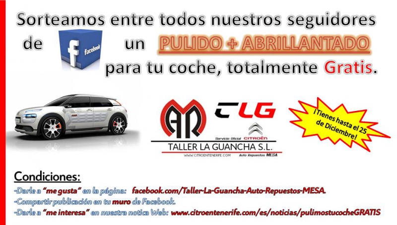 PULIMOS TU COCHE GRATIS. PULIMOS TU COCHE GRATIS.