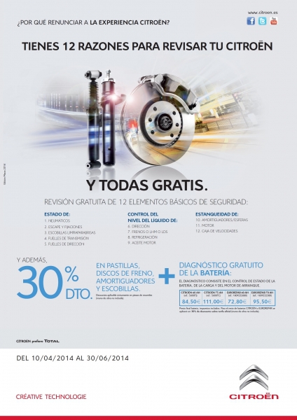 TIENES 12 RAZONES PARA REVISAR TU CITROEN TIENES 12 RAZONES PARA REVISAR TU CITROEN